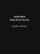 AZABU Blacks Classic Way & New Way