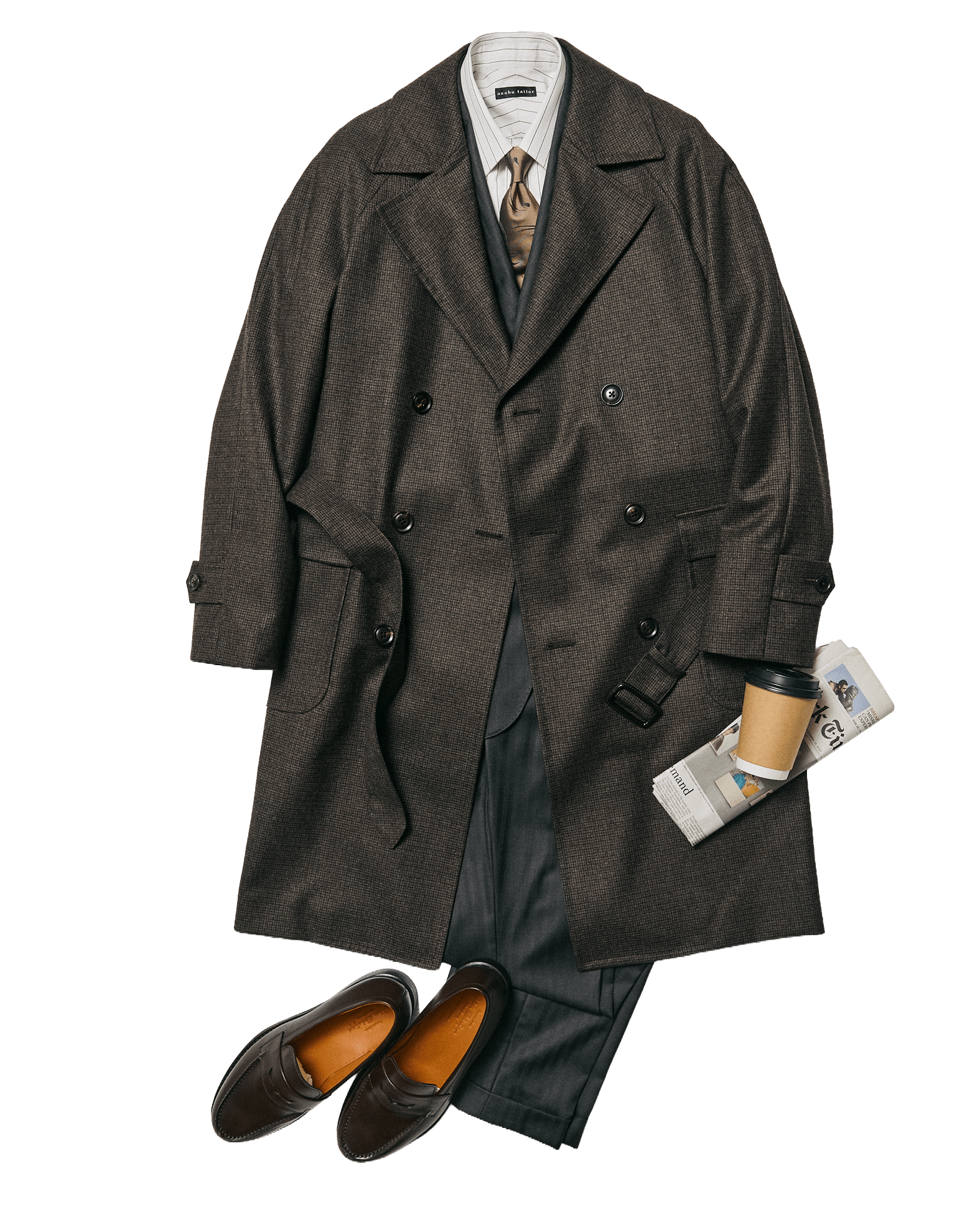 RAGLAN SLEEVE COATのコーディネート