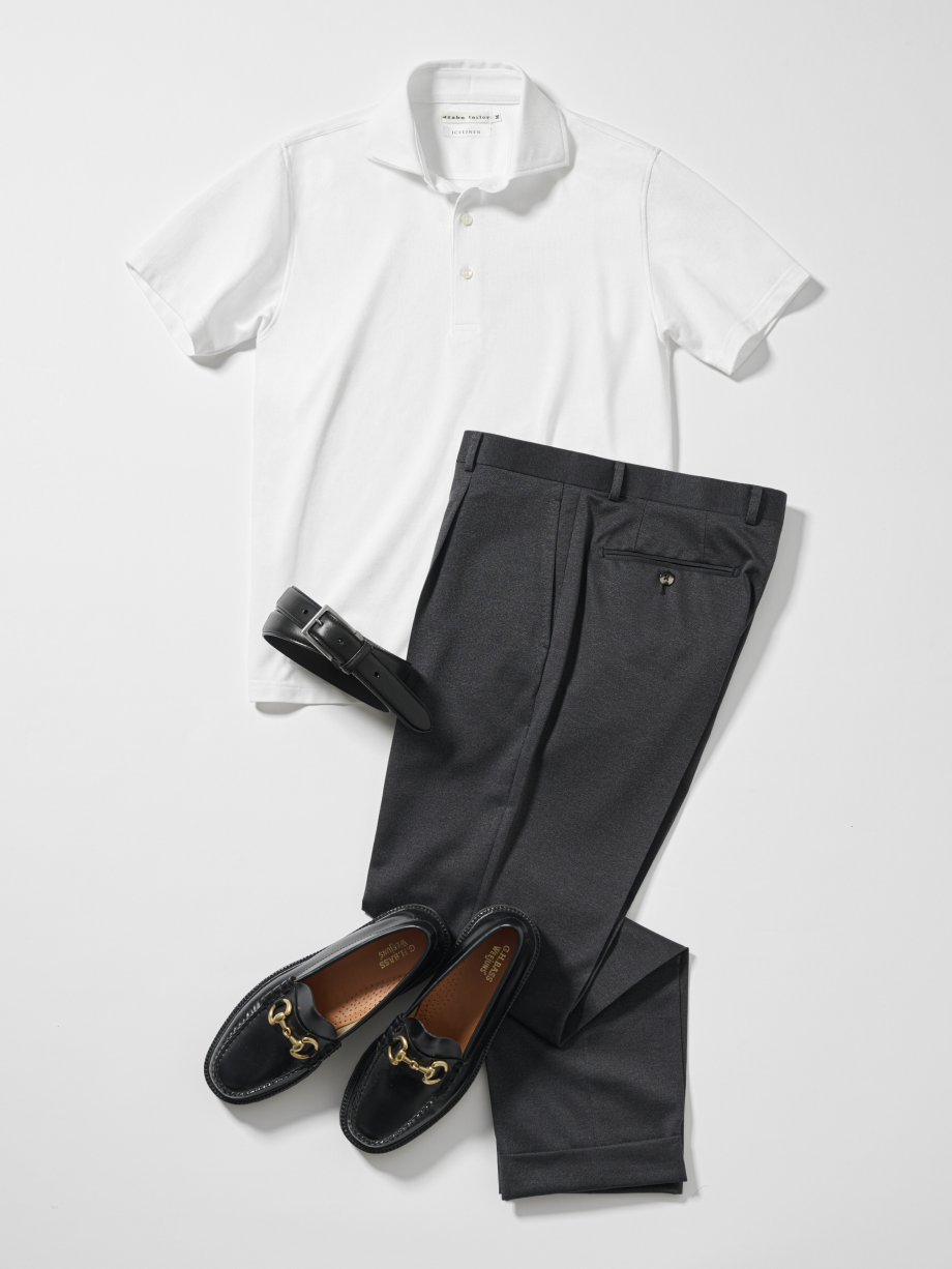 ポロシャツコーデ