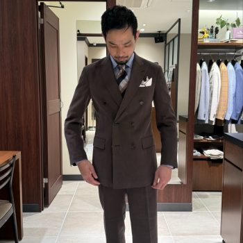 【銀座オーダースーツ】新作リネンスーツでコーディネートしてみた