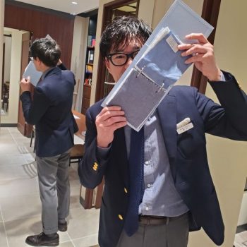 ♠へらし【麻布テーラー】スーツ　紺地にスト　３ボタン　サイドベンツ　総裏 ♤へらし様専用【麻布テーラー】スーツ 紺地にスト 3ボタン