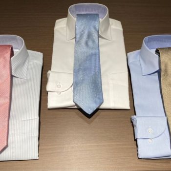 ネクタイで季節の変わり目を演出