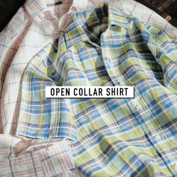 【銀座7丁目】New! オープンカラーシャツについて