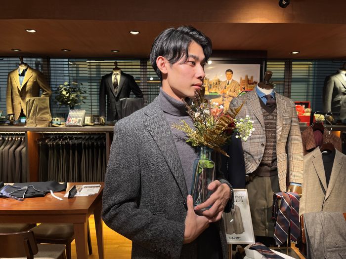 【銀座7th店】スタッフ山田のハリスツイード