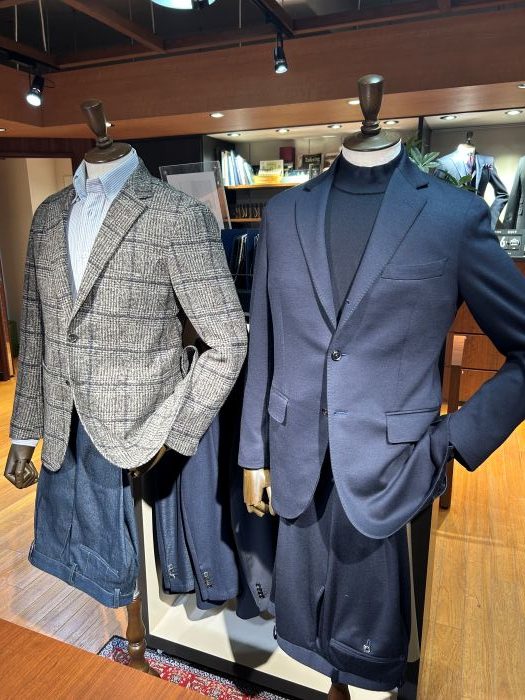 【銀座7th店】快適な着心地のドレスジャージーコレクション