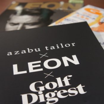 ★限定商品★【azabu tailor×LEON×Golf Digest】