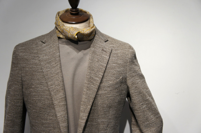銀座six店サンプルのご紹介です【LANIFICIO　ROMA JERSEY  JACKET】