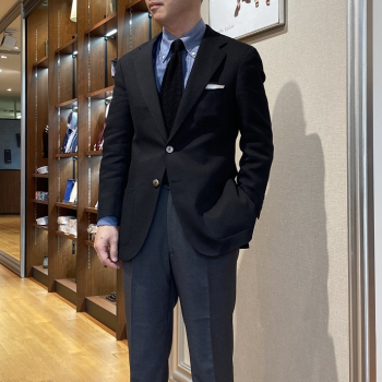 スタッフスナップ　50代　春夏用　ジャケパン　