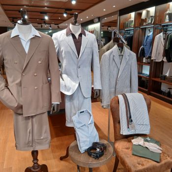 【夏のスーツの正解】もうスペアパンツで悩まない!プロがすすめるセットアップという選択 麻布テーラー広島店