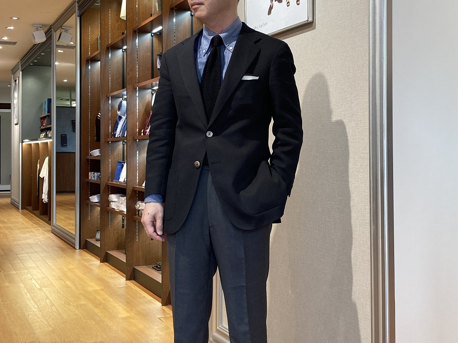 スタッフスナップ　50代　春夏用　ジャケパン　