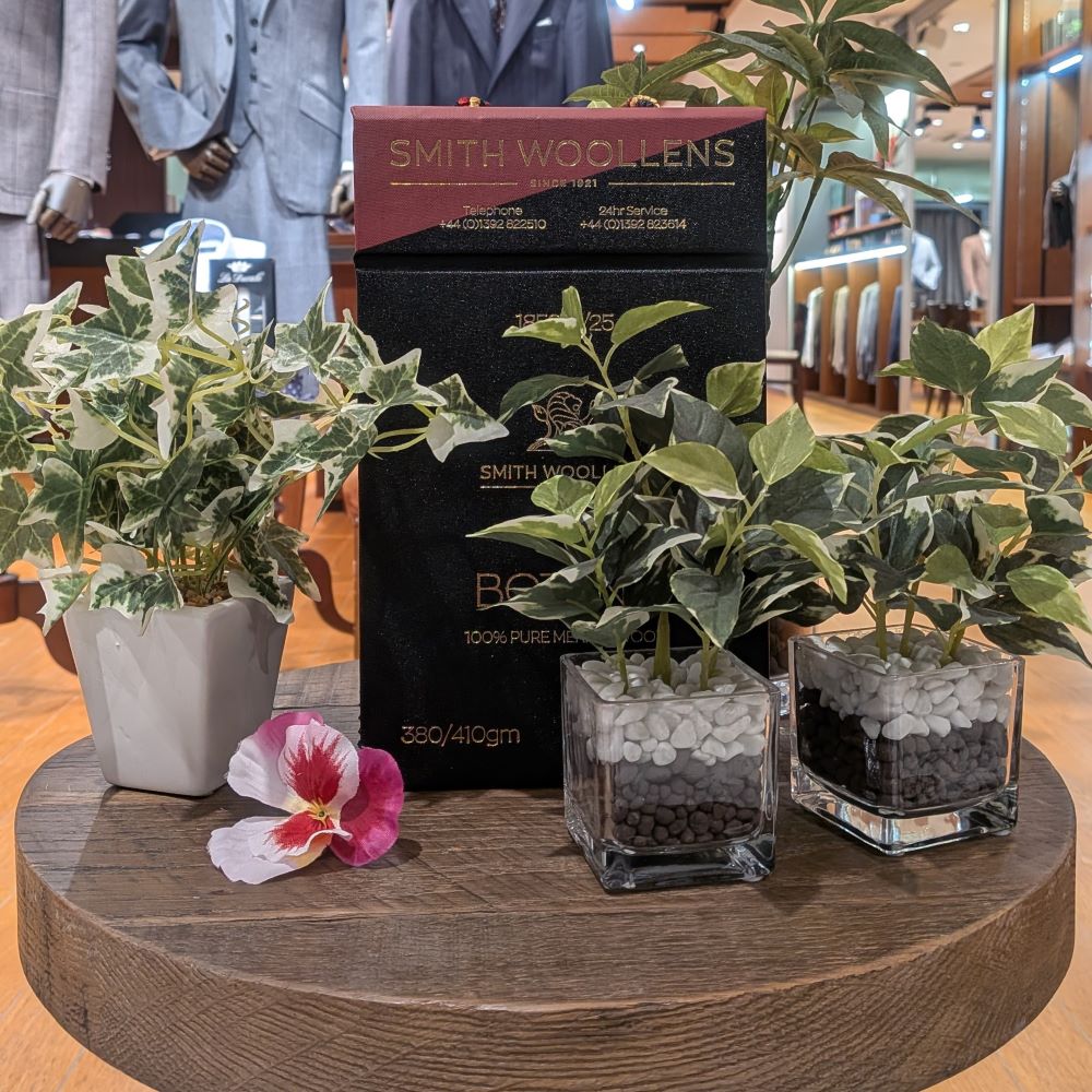 麻布テーラー広島に新作入荷「BOTANY-植物学-と服地の関係」