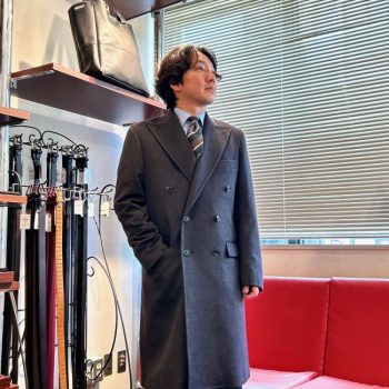 極上の1着。Luigi Colomboのカシミアコート。