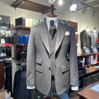 秋冬に一着は持っておきたいフランネルスーツ！