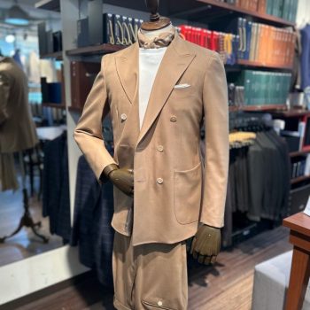 TRABALDO TOGNA×麻布テーラー別注 高い伸縮性を誇る特別な一着。