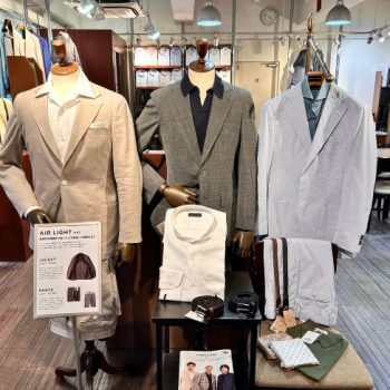 春夏を快適に過ごす、エアライト仕立て