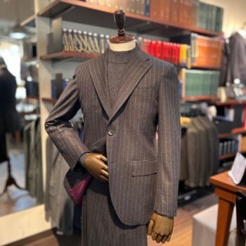 LORO PIANA×麻布テーラー別注生地【コンフォートなフランネルスーツ】