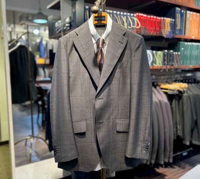 CARLO BARBERA×麻布テーラー別注 清涼感と上品な光沢。