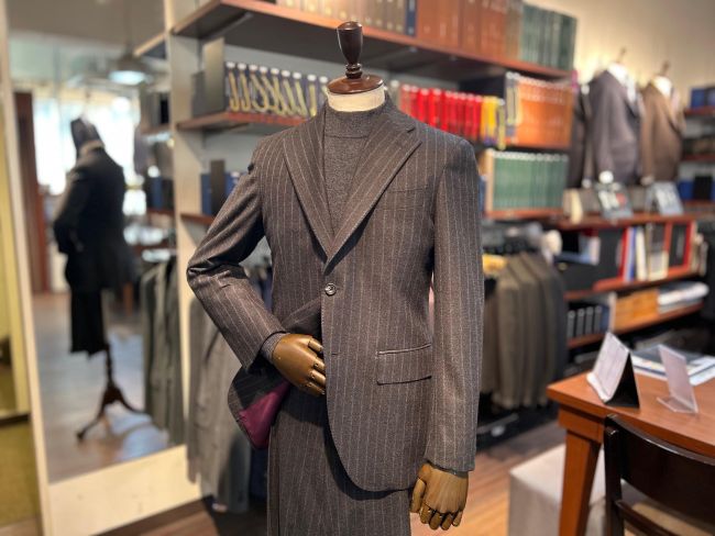 LORO PIANA×麻布テーラー別注生地【コンフォートなフランネルスーツ】