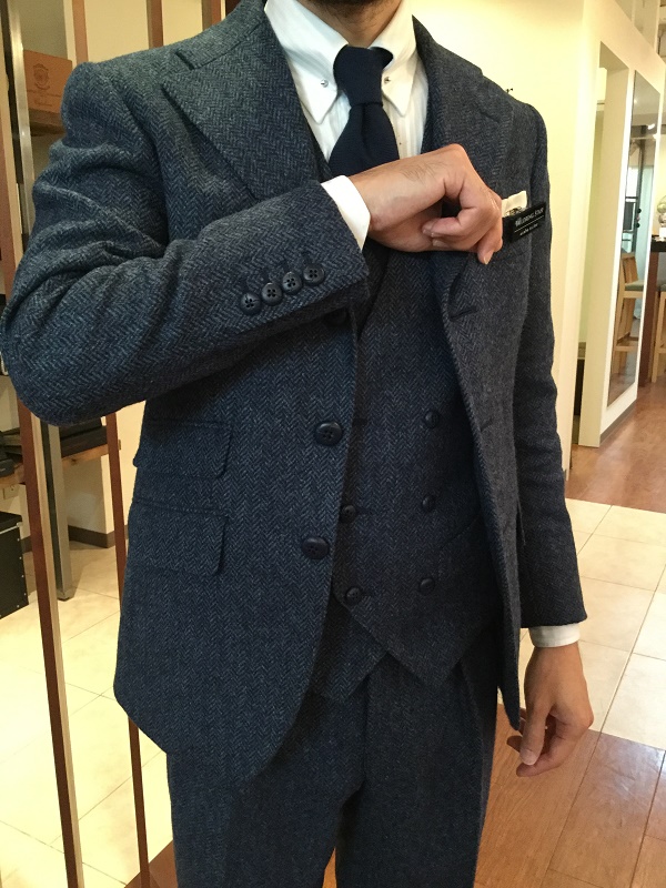 麻布テーラー　春秋冬用スーツ　DORMEUIL -ドーメル- AMADEUS