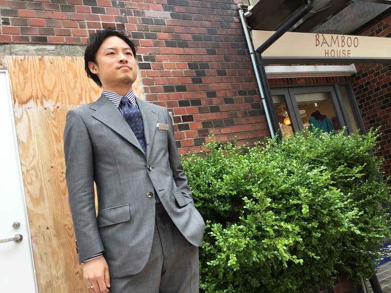 azabu tailor 麻布テーラー シャークスキンセットアップシングルスーツ