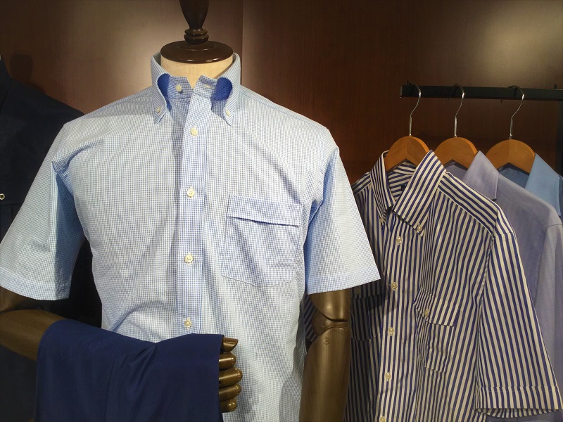 夏間近　半袖シャツのオーダー紹介