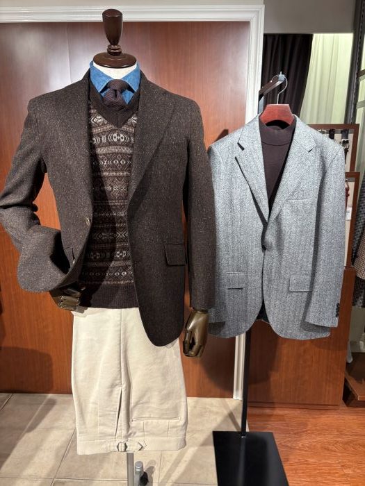 冬はツイードでホクホクしませんか？