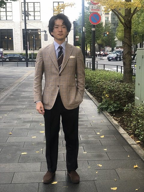 スタッフ佐藤が仕立てたジャケット