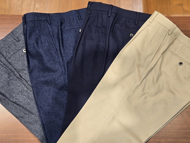 細部まで拘りを持ったパンツの新作