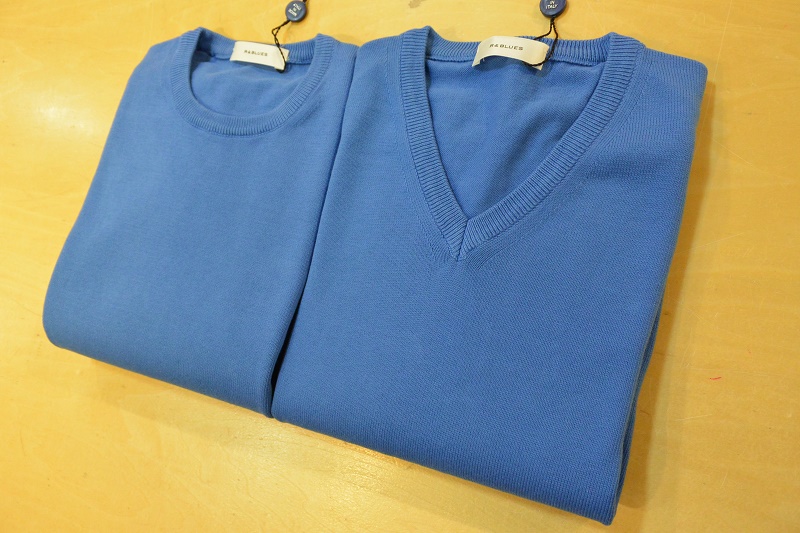 R&BLUES イタリアンニット入荷