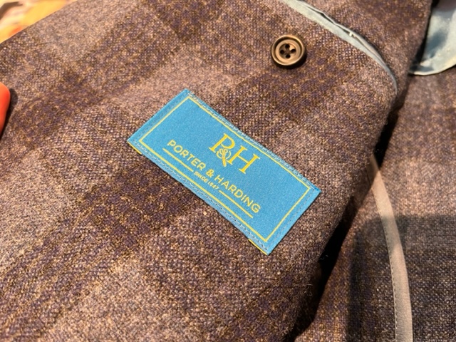 今季仕立てました(PORTER ＆ HARDING)