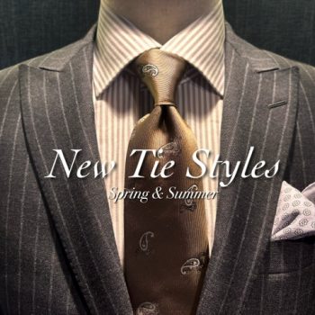 新作ネクタイとおすすめ着こなし