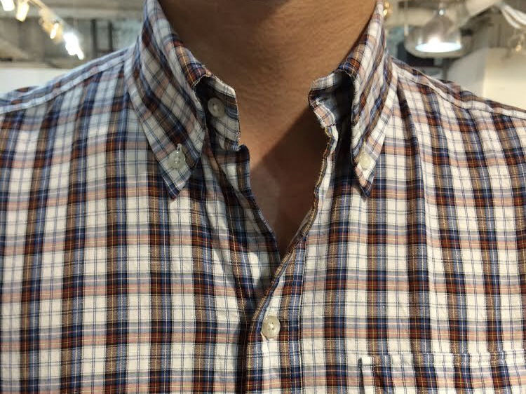 シャツが出来上がりました(R＆BLUES仕立てのボタンダウン)