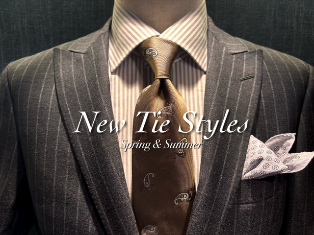 新作ネクタイとおすすめ着こなし