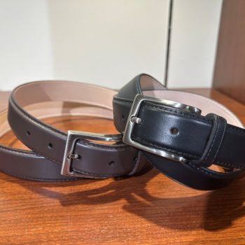 スーツやスラックスオーダーの際はベルトも新調してみてはいかがでしょうか？