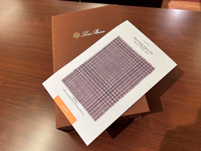 【名門の美学】スモーキーピンクのグレンチェック