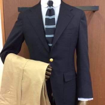 ネイビー系ジャケットの汎用性｜みなとみらい店のスタッフブログ