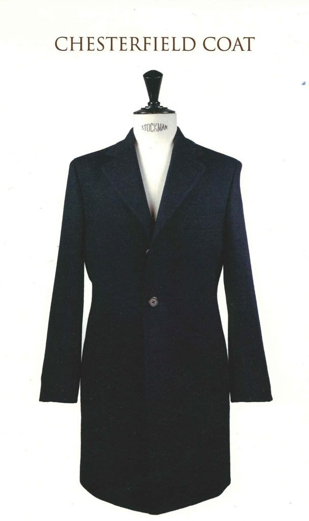大人の定番　チェスターフィールドコート
