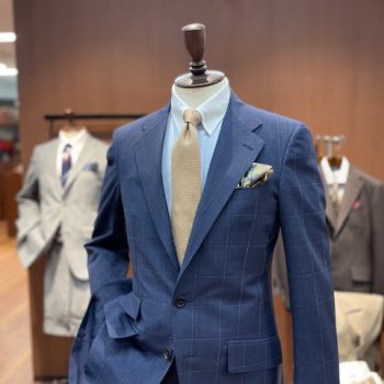 麻布テーラー別注 カルロ バルベラのモヘア混生地