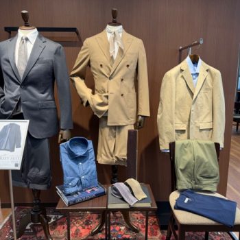 夏に向けて～軽快さと上質感のあるスーツ