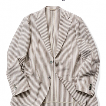 シャツ感覚で纏える⁉超軽量“麻布エアジャケット”