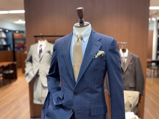 麻布テーラー別注　カルロ バルベラのモヘア混生地