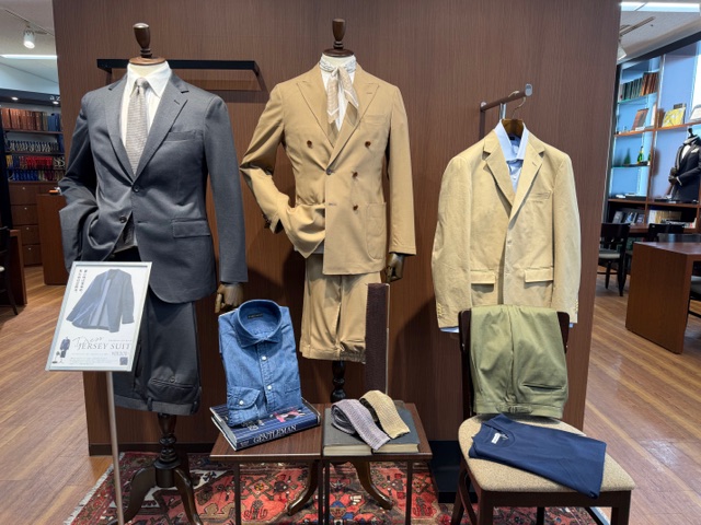 夏に向けて～軽快さと上質感のあるスーツ