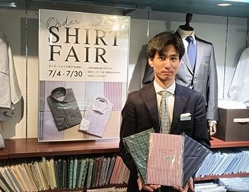 シャツフェア間もなく開催です