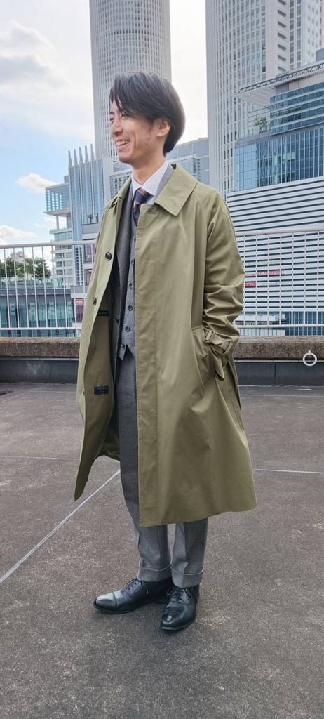トレンチコートがオススメです