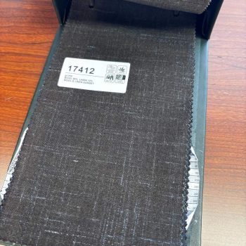 リネン混でスーツを仕立てました