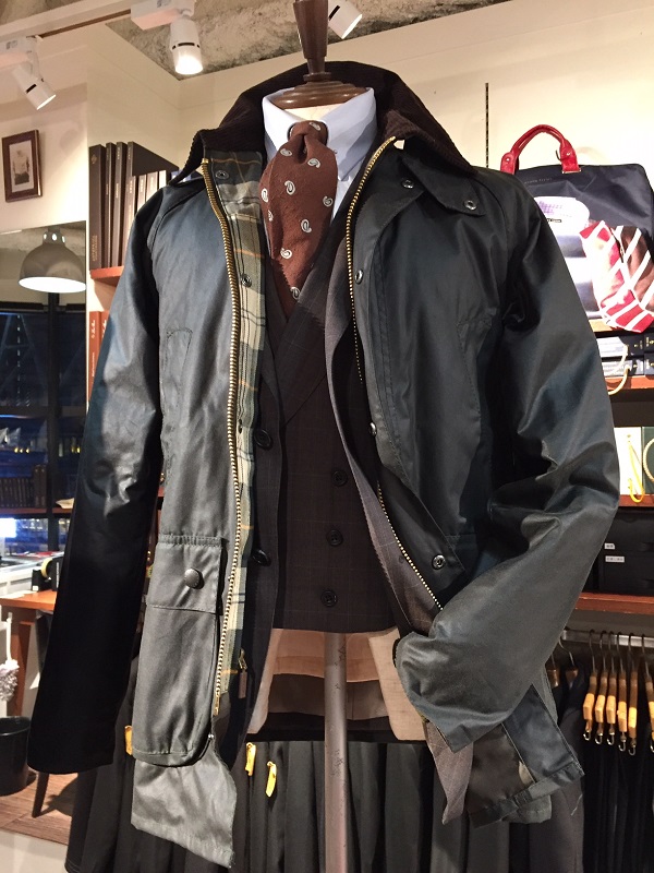Barbour BEDALE SL 定番アウター人気です【＆B　麻布テーラー名古屋】