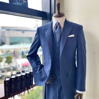 2021AW 新作スリーピーススーツ 【＆B 麻布テーラー名古屋店