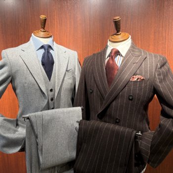 季節感あるスーツ