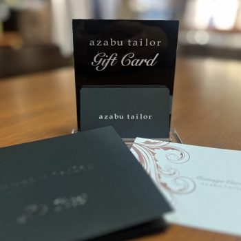 azabu tailor オーダースーツ お仕立券【国産高級生地使用