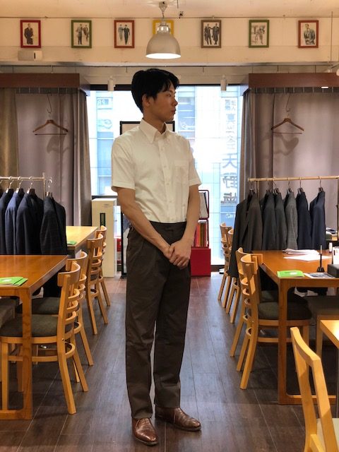半袖シャツこそオーダーで